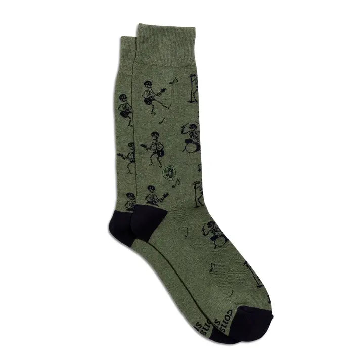 Socks That Support Music Skeletons