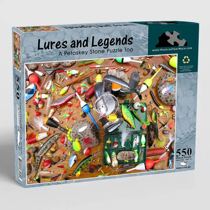 Lures & Legends:  Fishing Lures 550 piece Puzzle