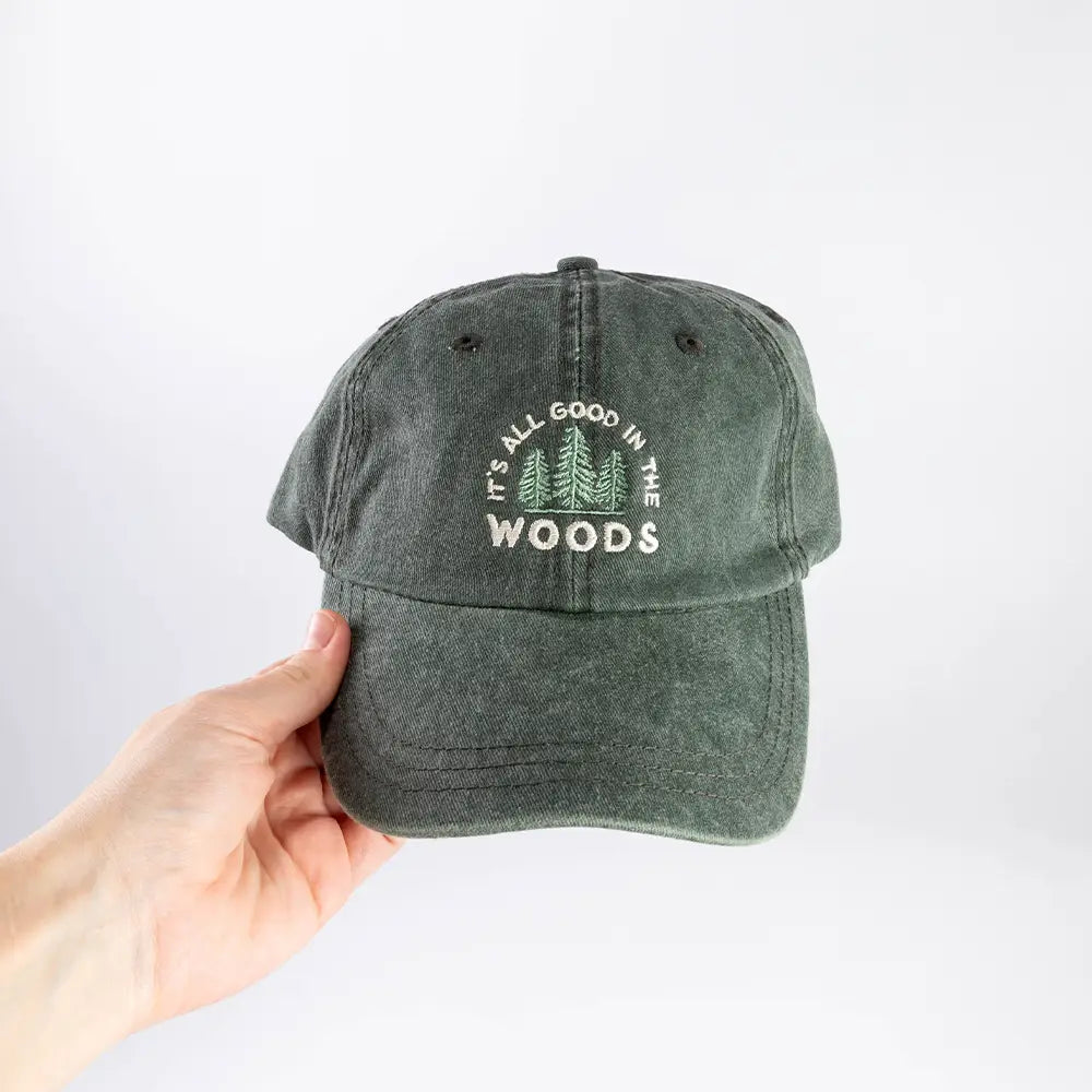 Good in the Woods Baseball Hat - Faded Forest