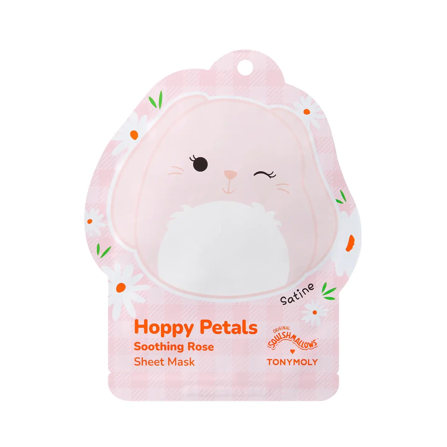 Squishmallows Hoppy Petals Rose Sheet Mask