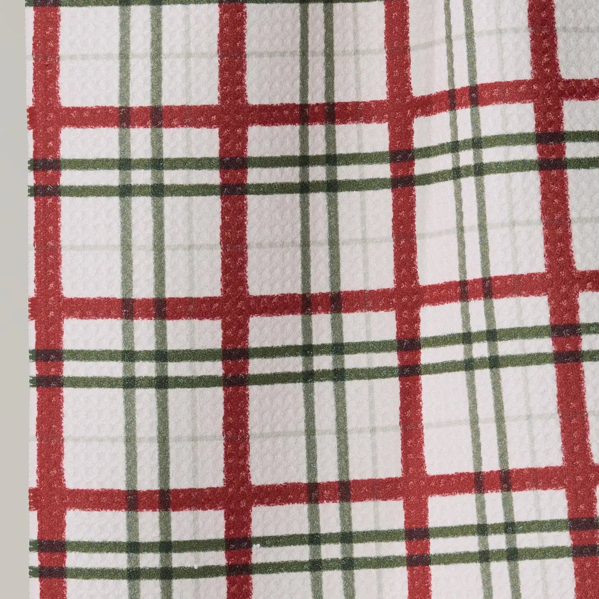 Geometry Mini Towel: Ribbon Plaid