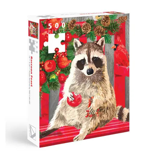 Red Handed Raccoon Puzzle 500 piece