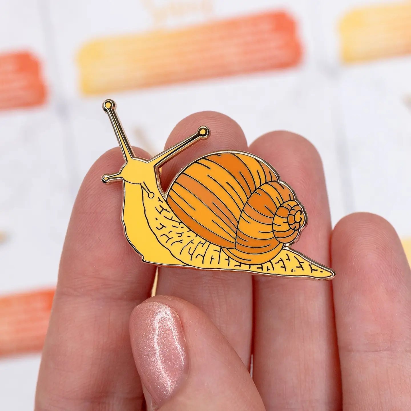 Snail Enamel Pin