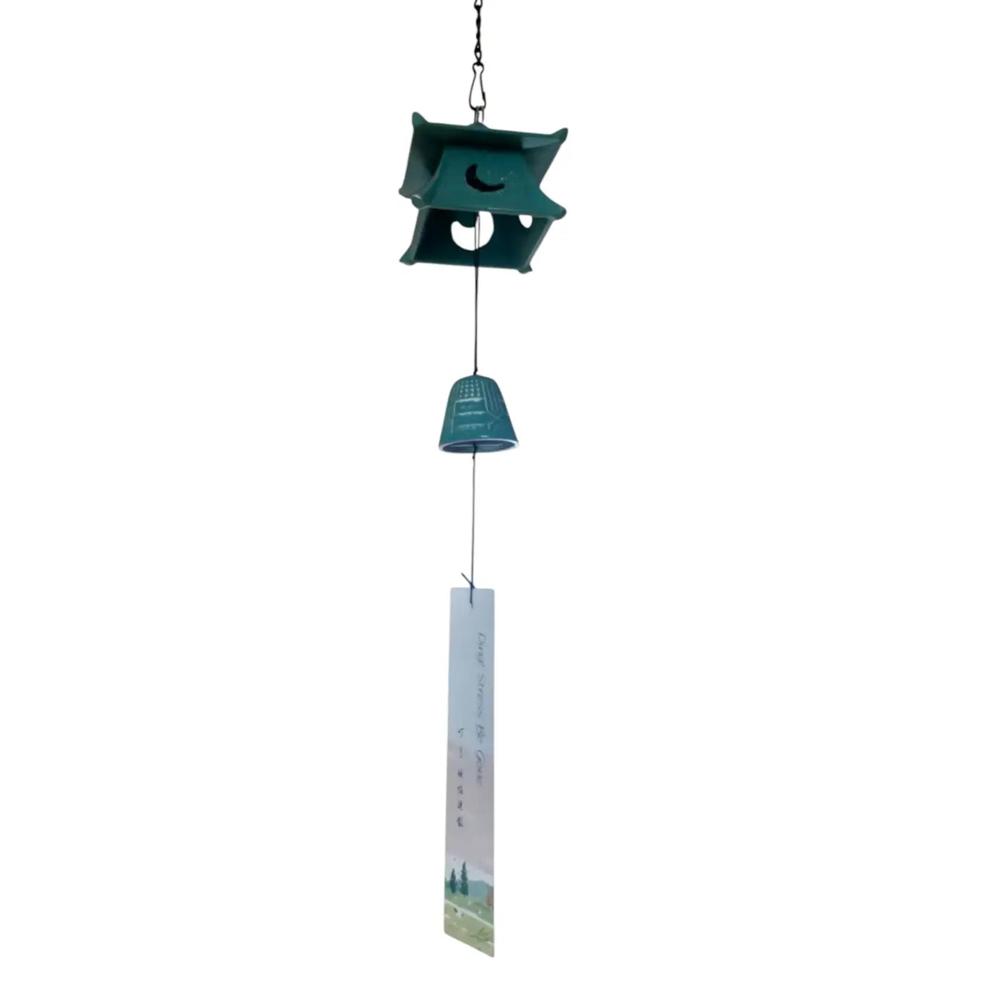 Toro Latern Furin Bell Cast Iron Windchime