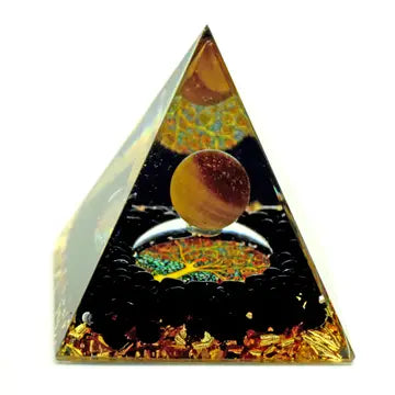 Tree of Life Orgonite Pyramid