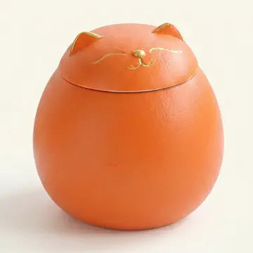 Lucky Cat Ceramic Tea Canister