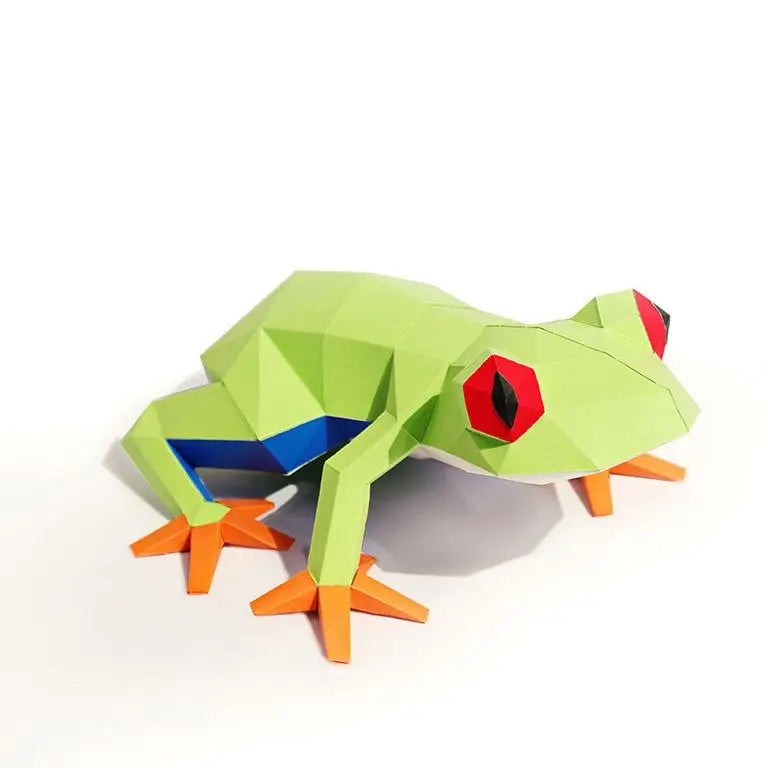 Papercraft Frog 3D Origami