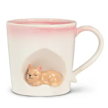 Ombre Taper Mug with Cat-4"
