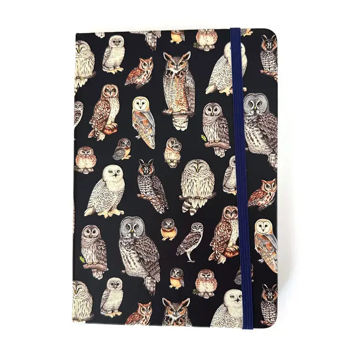 North American Owls Hardcover Journal