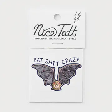 Bat Shit Temporary Tattoo