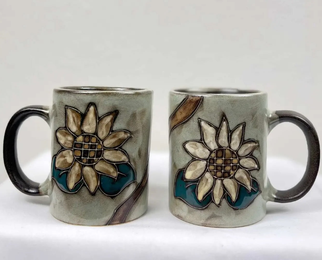 Mara Stoneware Sunflowers Mug