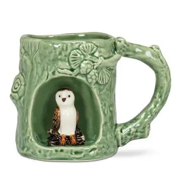 Barn Owl Nature Inspired Mug 4"