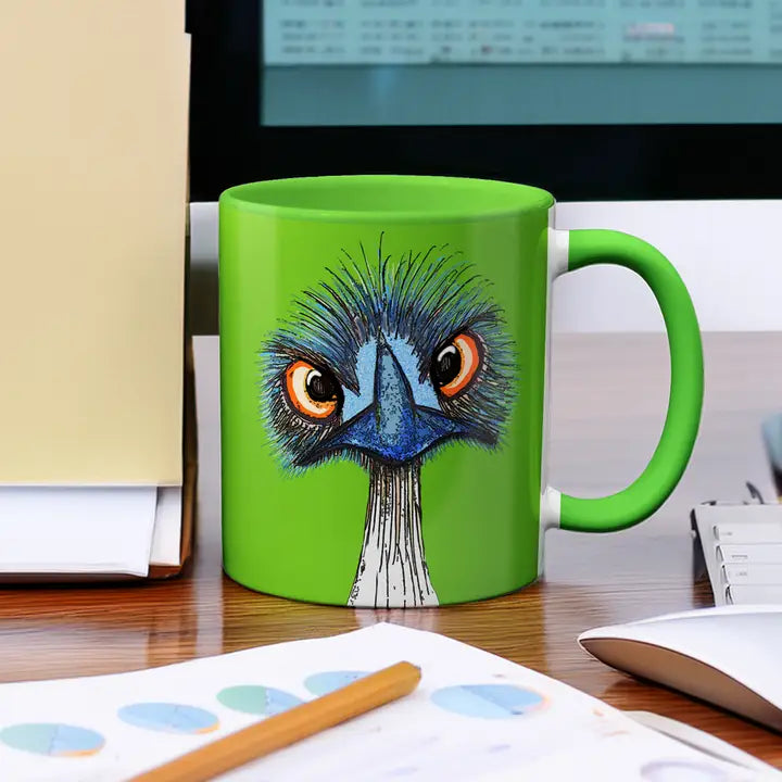 What New Hell Emu Ostrich Mug