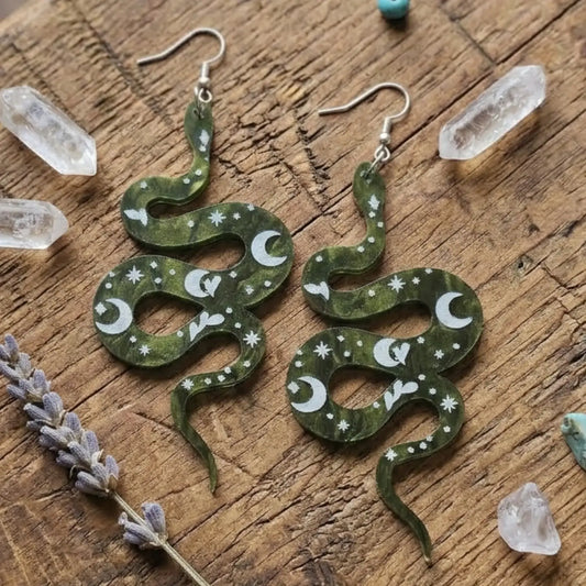 Mystic Serpent Dusters Earrings
