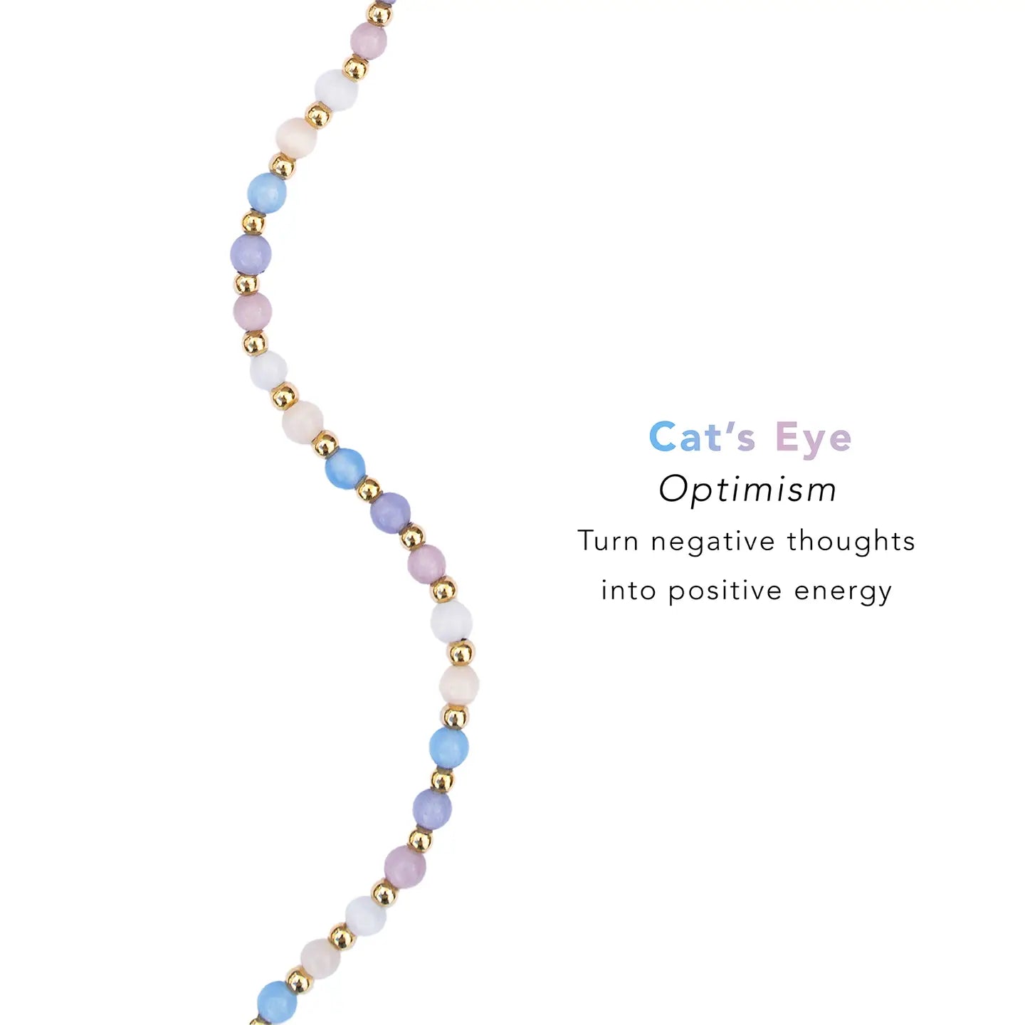 Optimism 4mm Healing Necklace - Gold