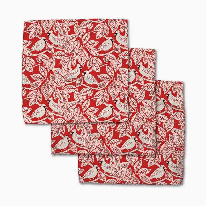 Geometry Dishcloth Pack: Cardinal Canopy