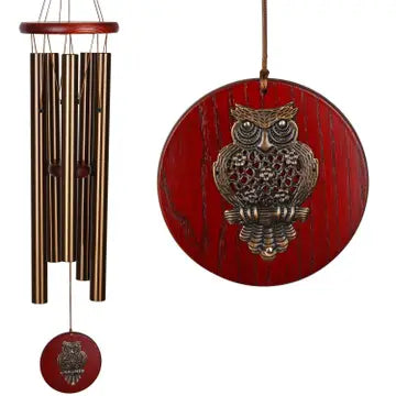 Habitats Chime Bronze Owl