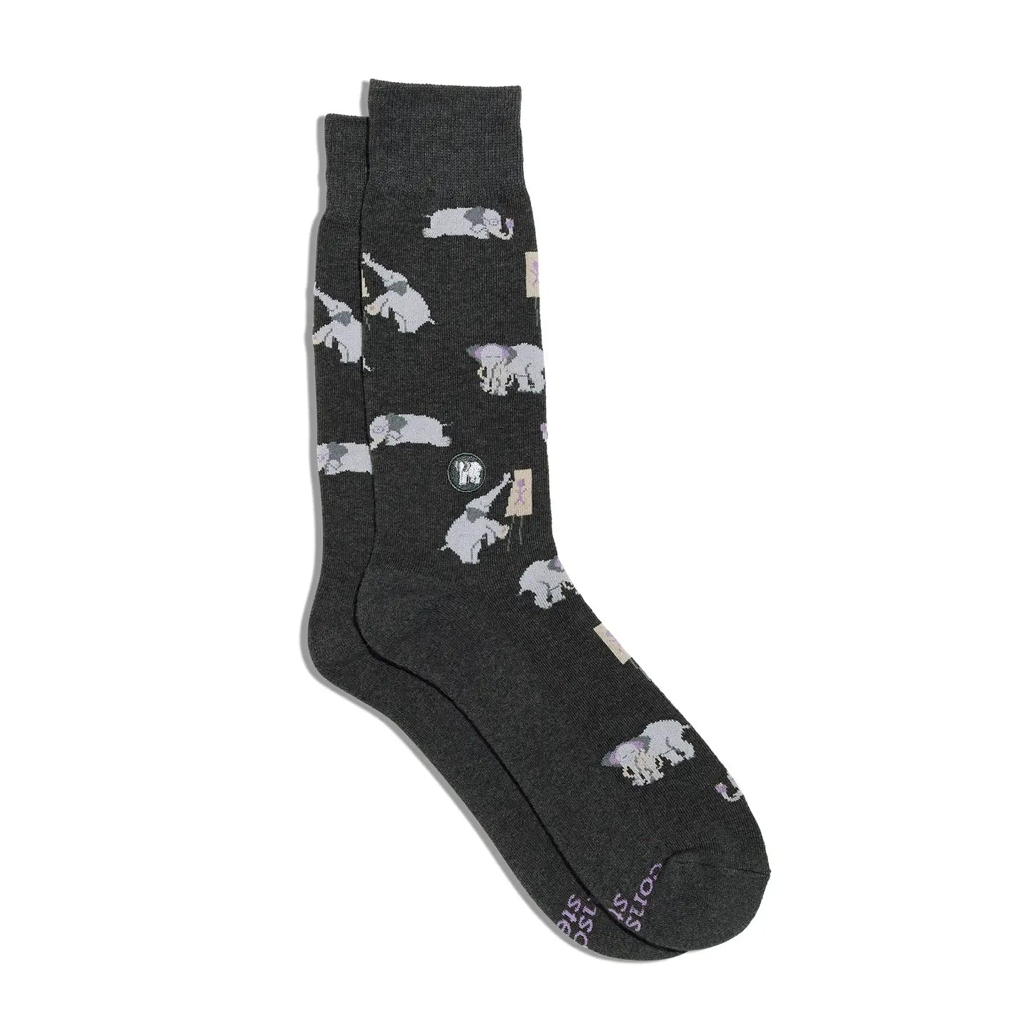 Socks That Support Mental Health Elephants