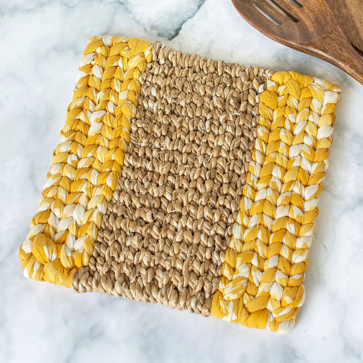 Woven Trivet Water Hyacinth