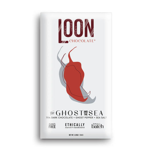 Dark Chocolate with Ghost Pepper & Maine Seat Salt