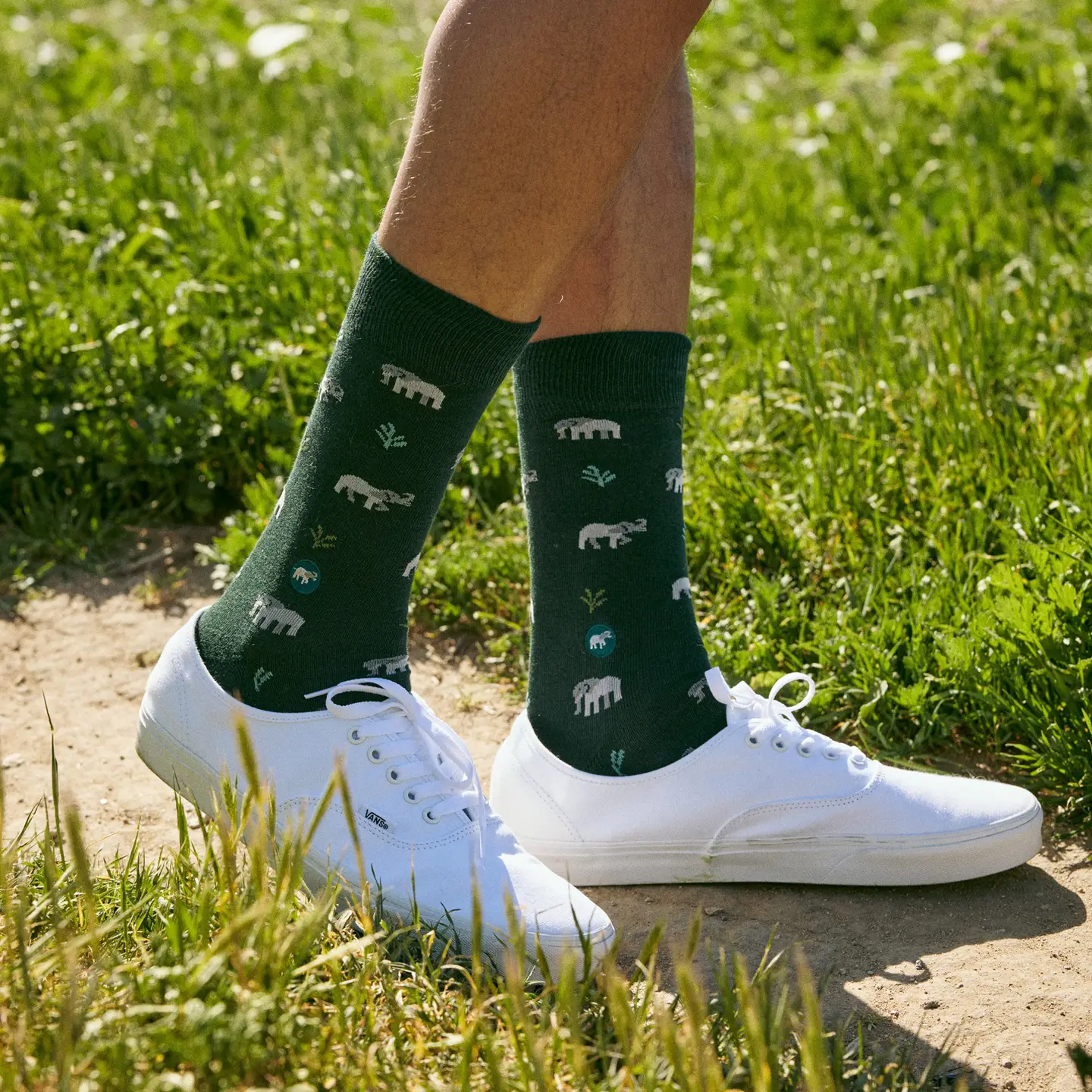 Socks The Protect Elephants Green Elephant
