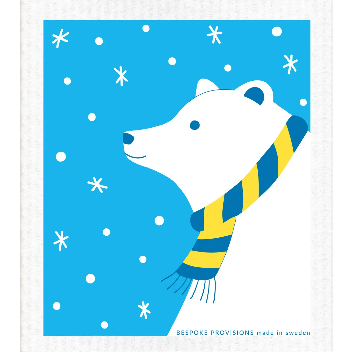 Polar Bear Swedish Dishcloth