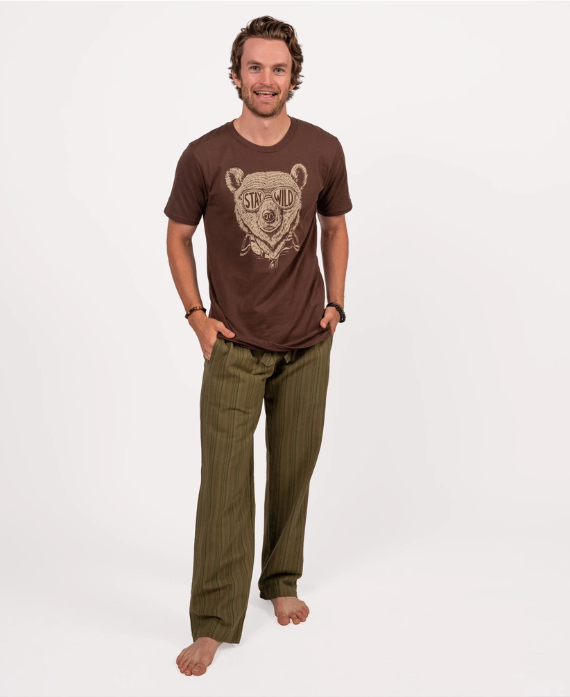 Stay Wild Bear Organic T-Shirt