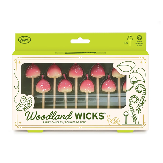 Woodland Wicks Mushroom Birthday Candles