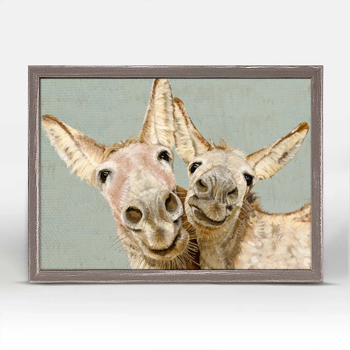 Los Dos Donkeys Mini Canvas