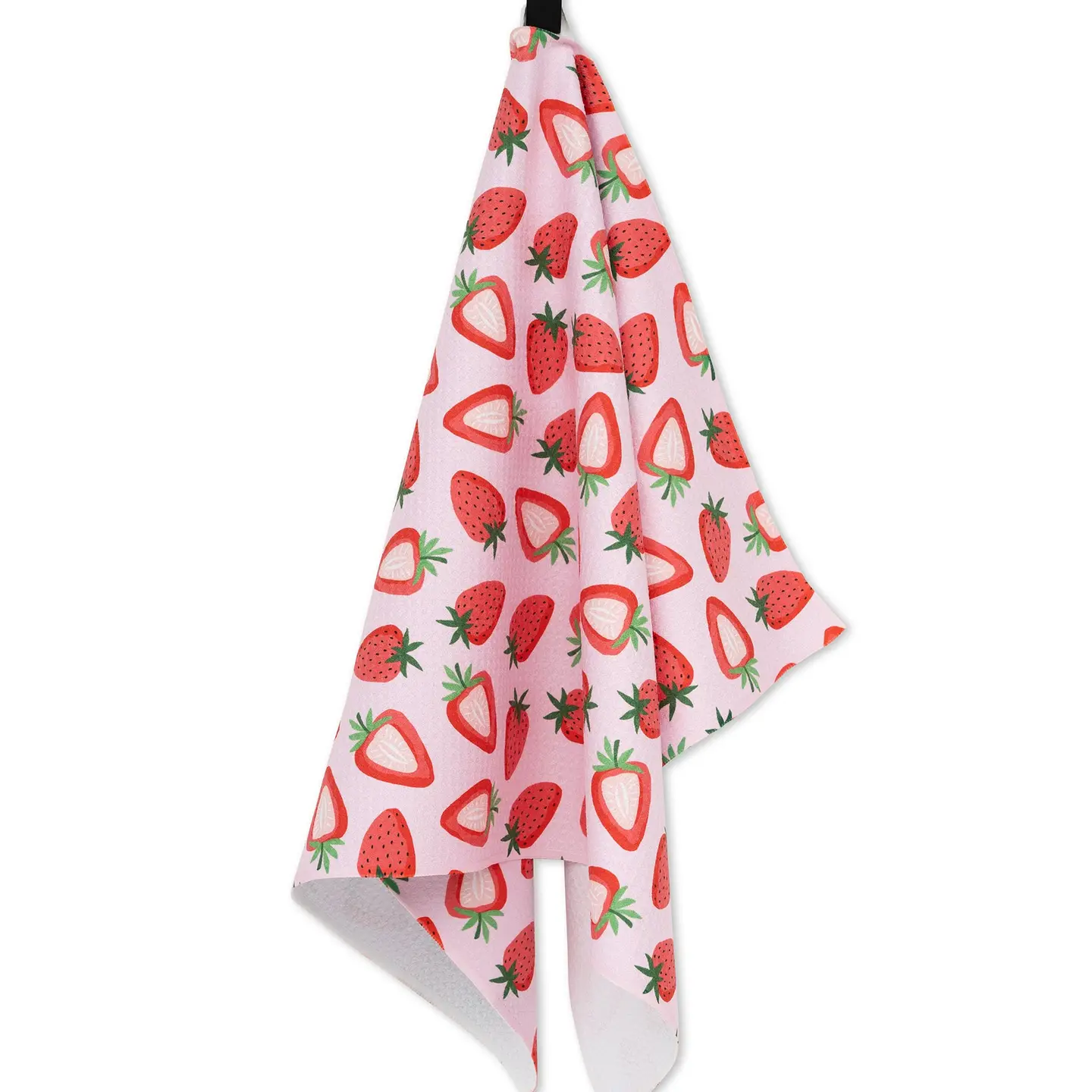 Geometry Tea Towel: Sweet Strawberry