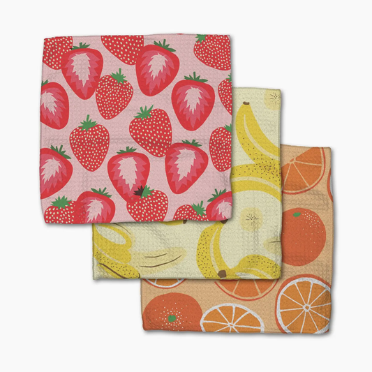 Geometry Dishcloth Pack: Favorite Fruit