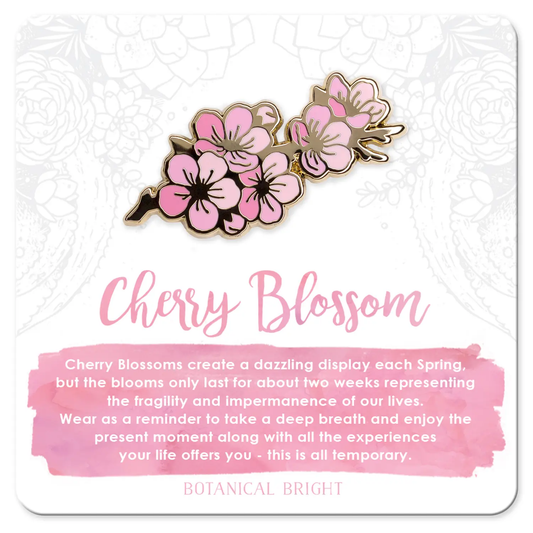 Cherry Blossom Enemal Pin