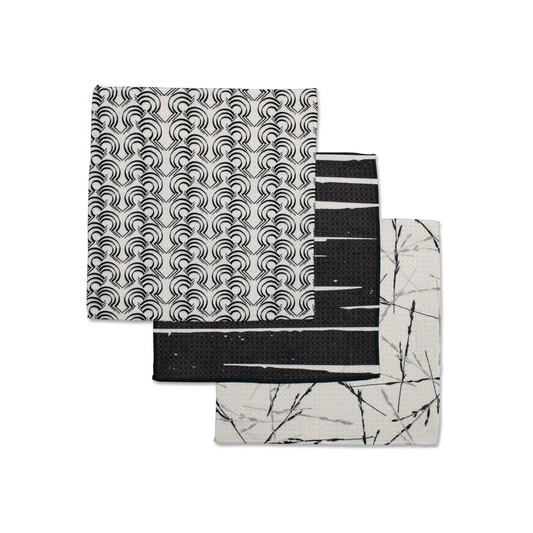 Geometry Dishcloth Pack: Night Reeds