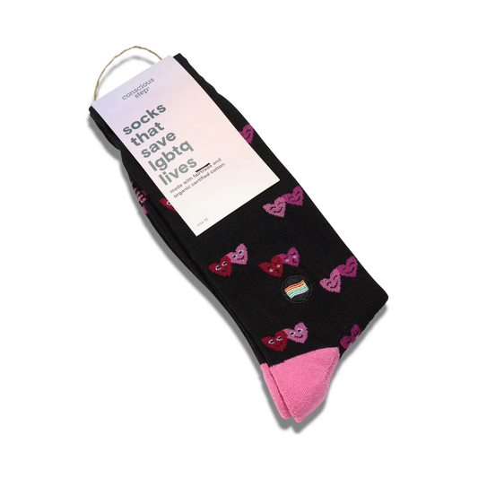 Socks That Save LGBTQ Lives Black Hearts