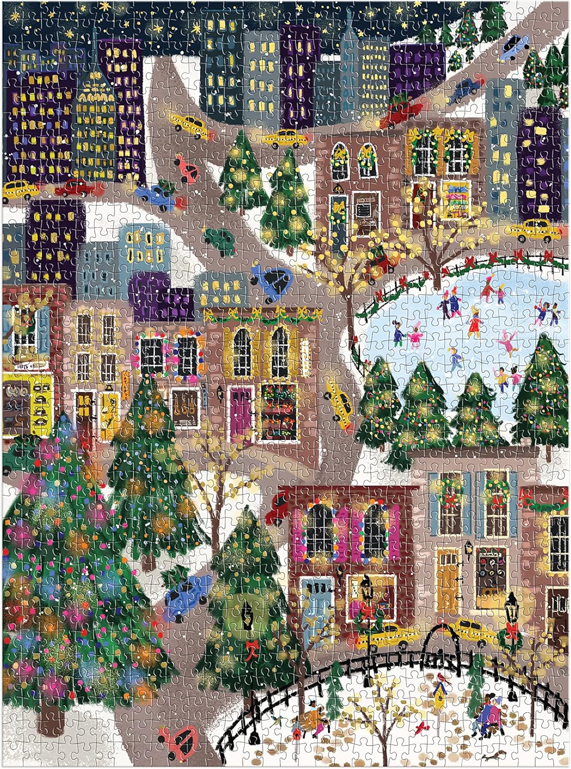 Sparkling City Puzzle - Foil 1000pc