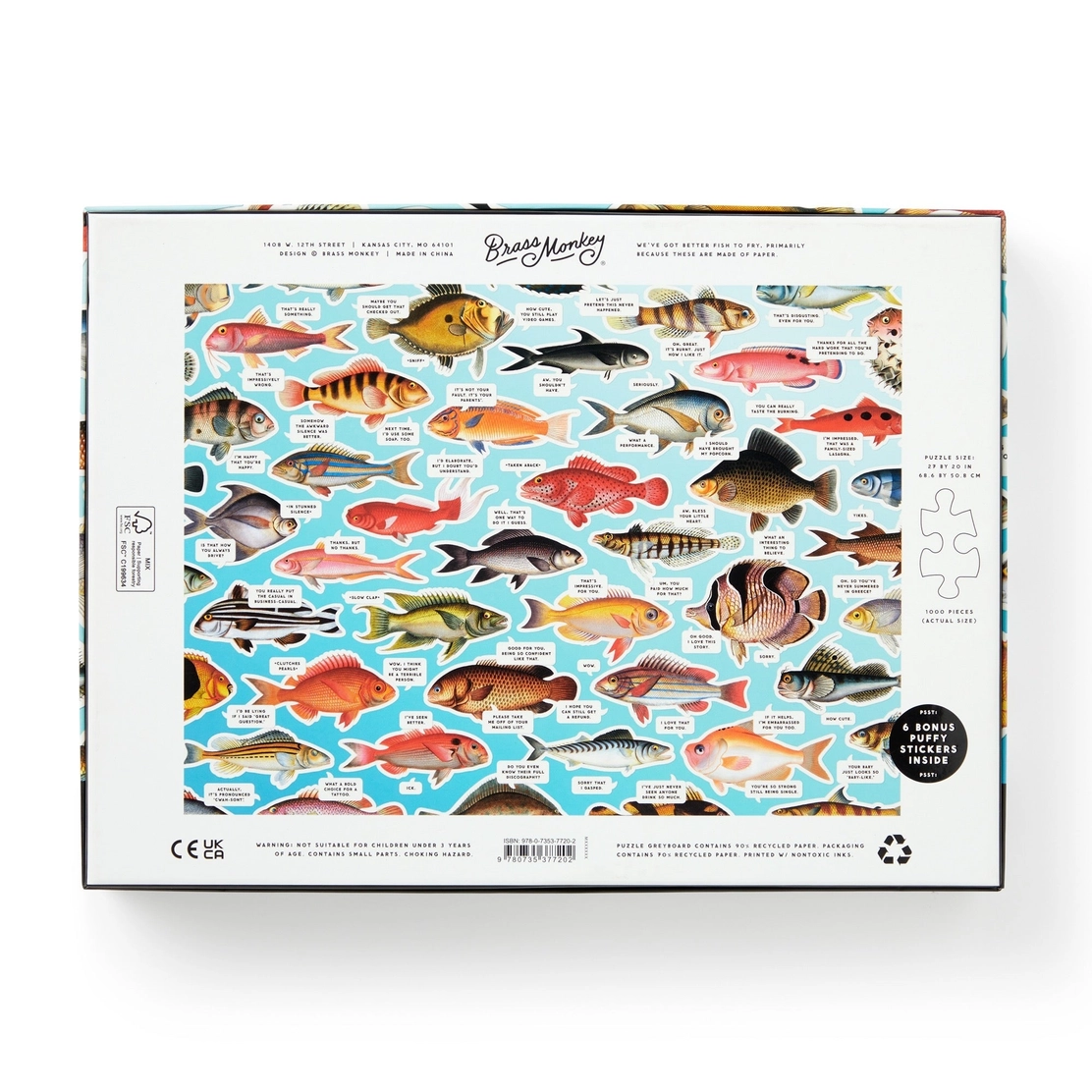Judgy Fish Puzzle 1000pc