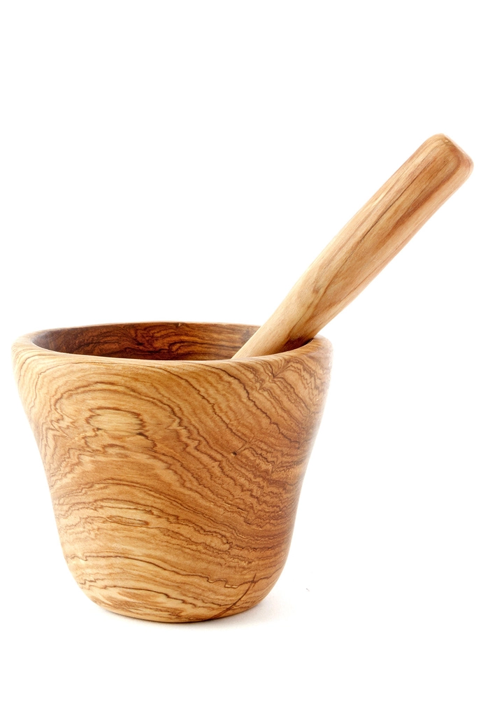 Wild Olive Wood Mortar & Pestle