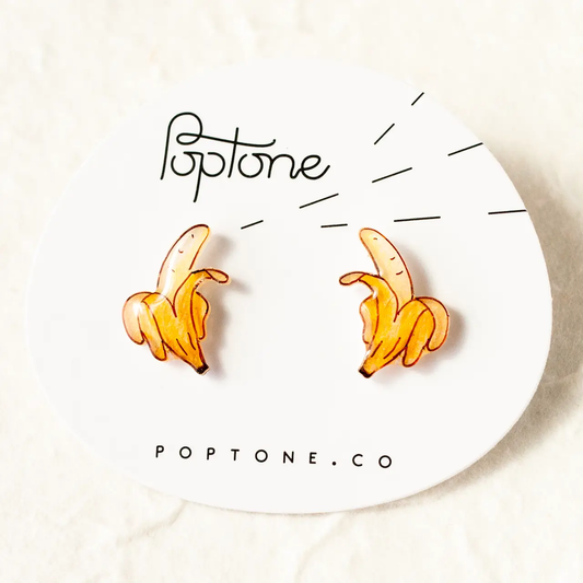 Banana Stud Earrings