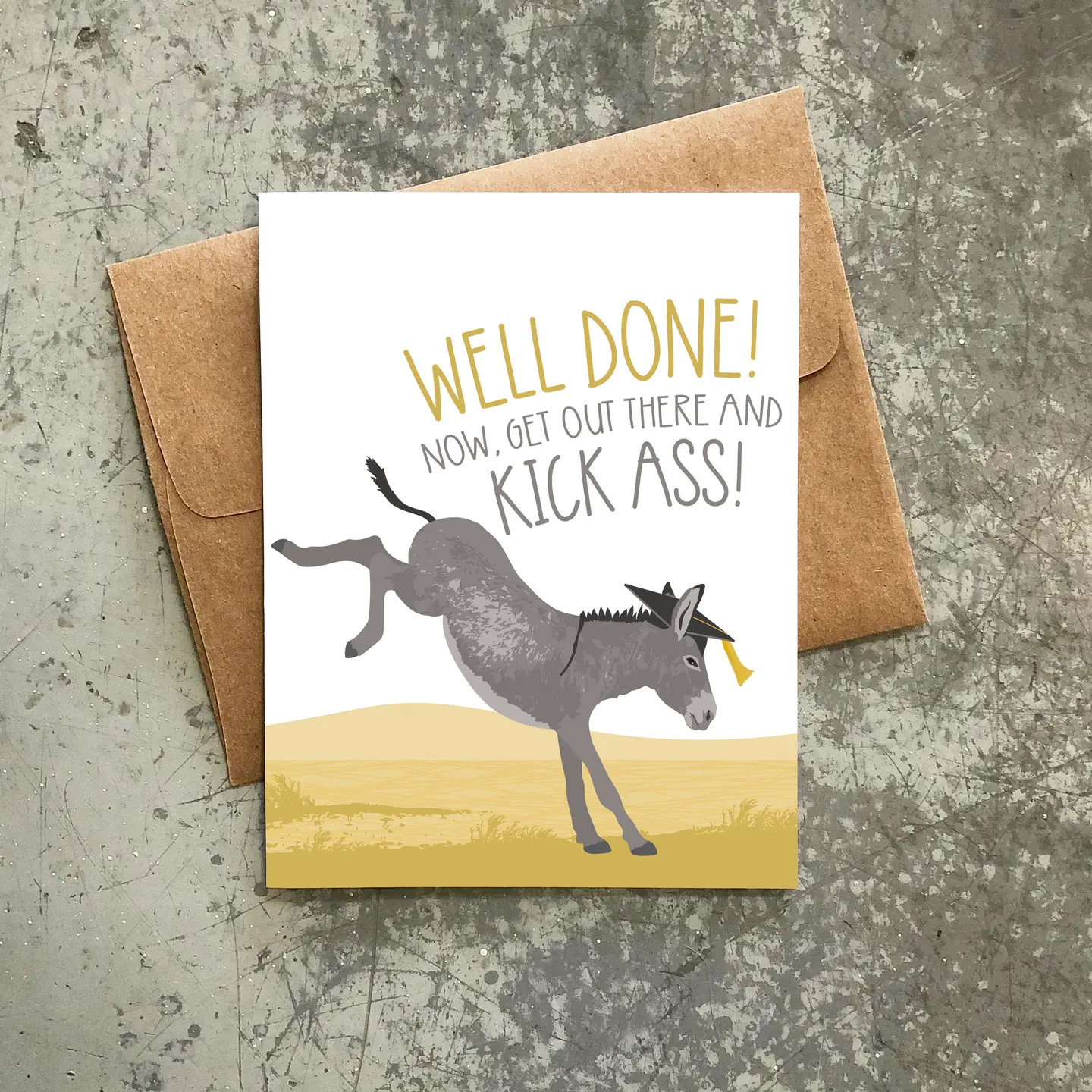 Kick Ass Graduation Card