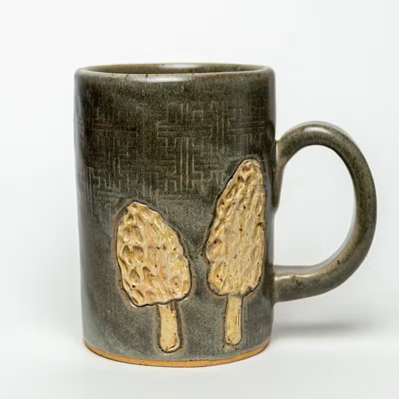 Morel Mushroom Mug 16oz