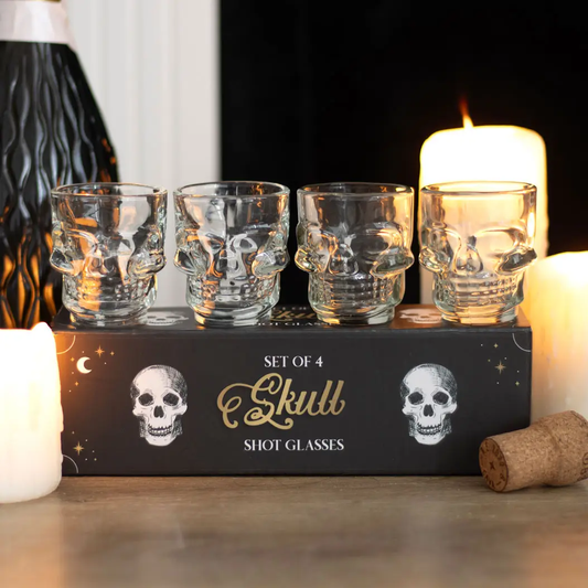 Skull Shot Glasses Set of 4