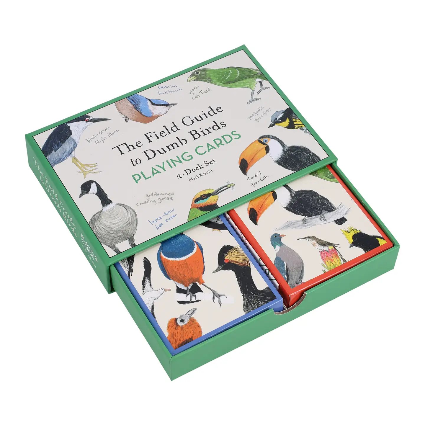 Field Guide To Dumb Birds Playing Cards