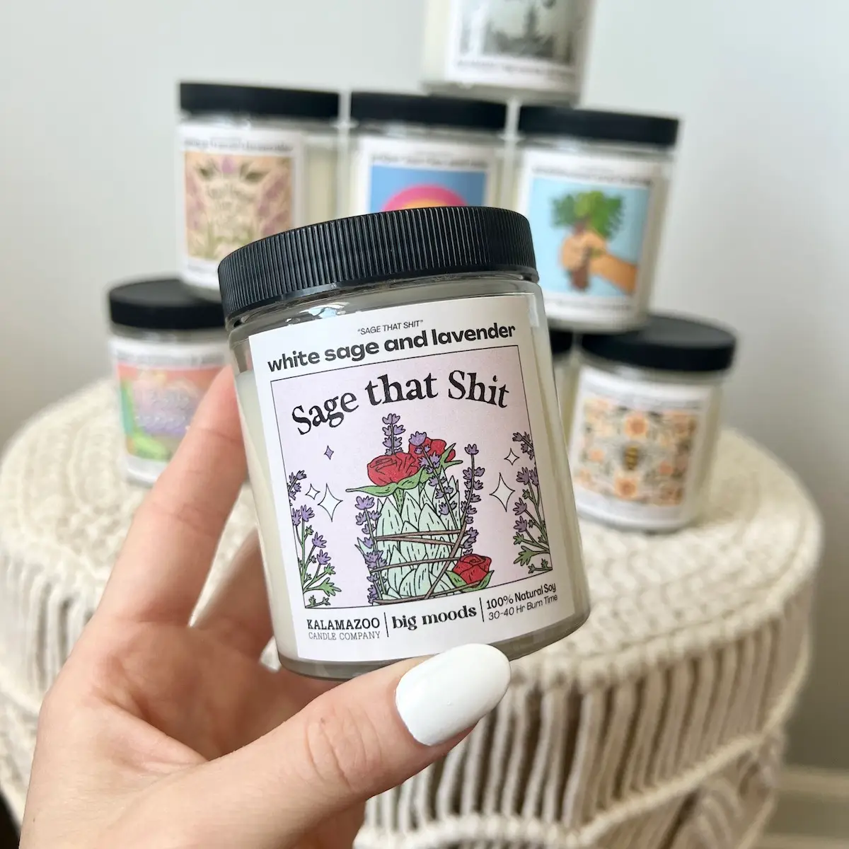Sage That Sh*t - White Sage + Lavender Candle