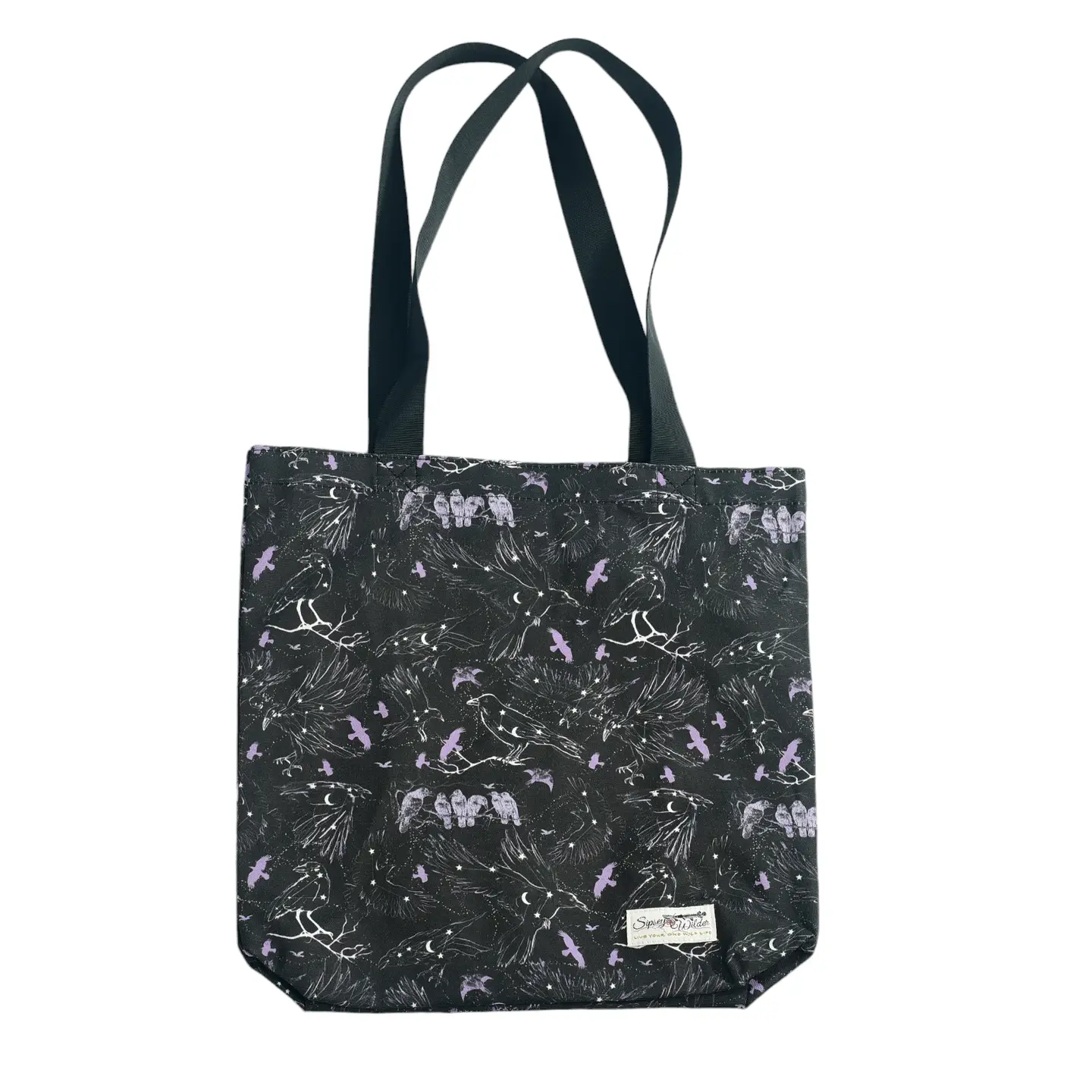 Mystic Murder Crows Shopping Tote