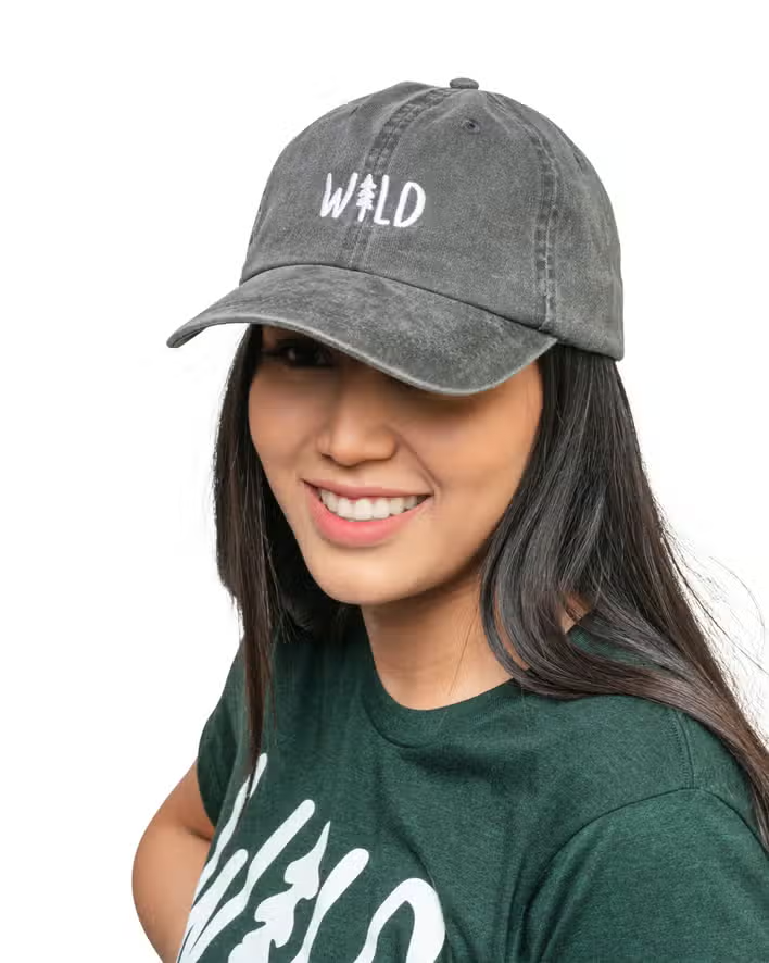 Wild Pine Baseball Hat - Smoke