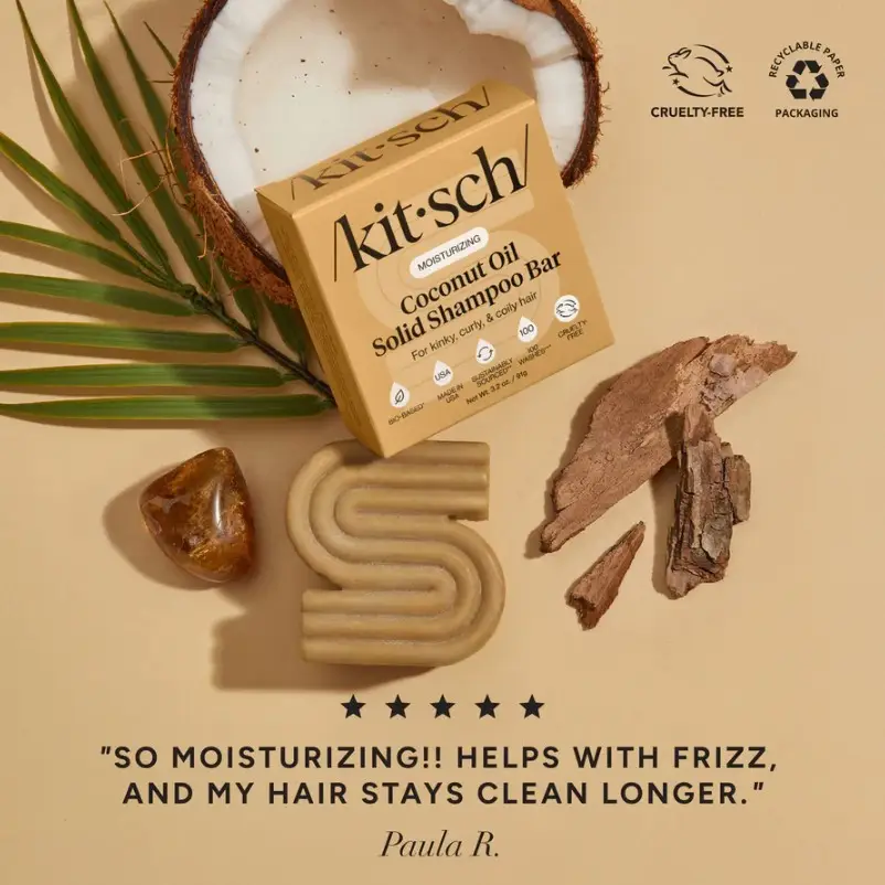 Solid Shampoo Bar: Coconut Oil