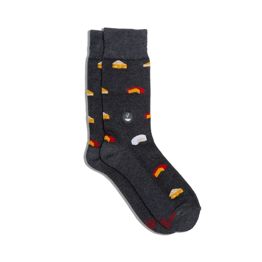 Socks That Provide Meals Cheese