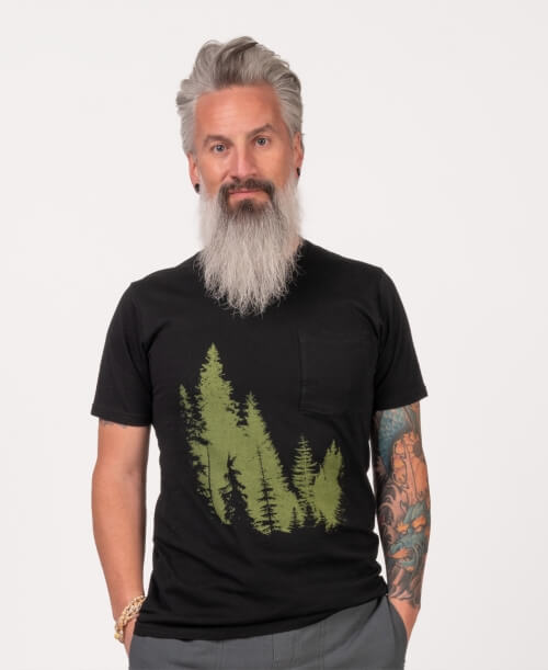 Pine Forest Organic T-Shirt