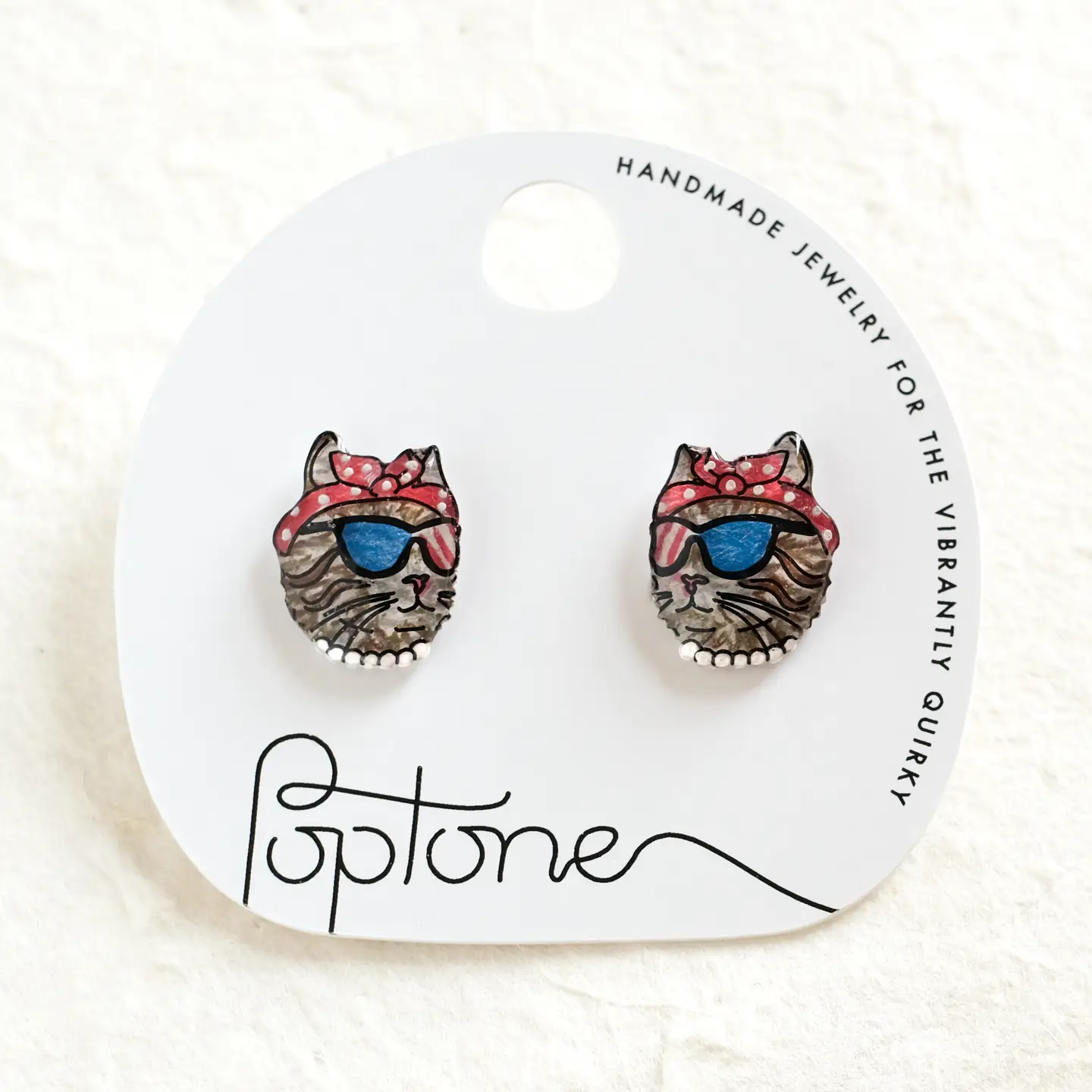 Childless Cat Lady Stud Earrings