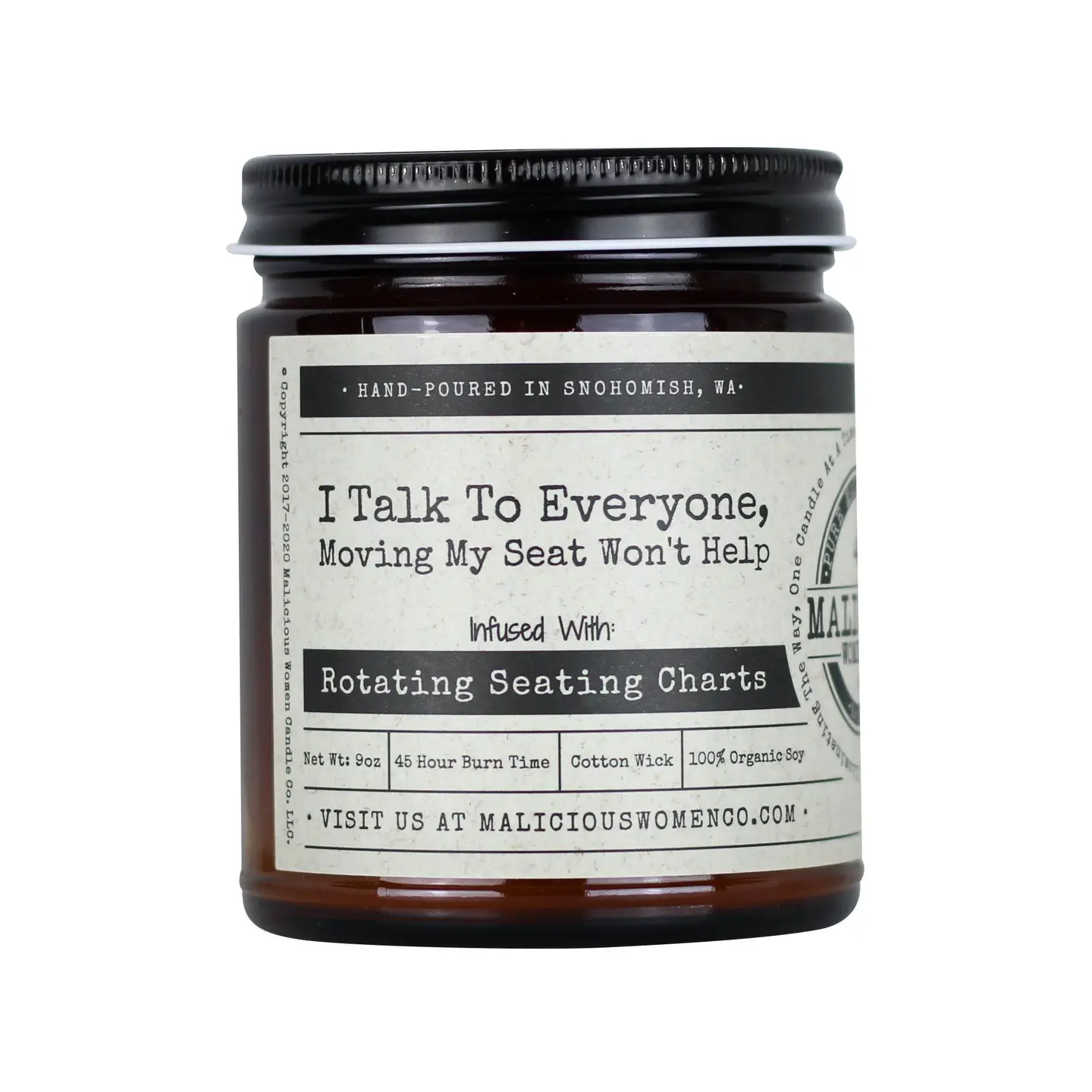 I Talk To Everyone Candle